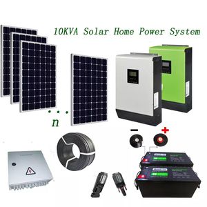 ชุดโซลาร์เซลล์ไฮบริดอัจฉริยะ 10 กิโลวัตต์ พร้อมแบตเตอรี่ BMS MPPT พอร์ตสื่อสาร CAN แบบต่อพ่วงได้ สำหรับบ้าน ระบบกักเก็บพลังงานแสงอาทิตย์ Hom-ESS - Product Image 4