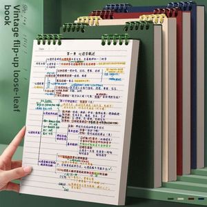 <b>A4</b> Spiral Flip-Up Loose-Leaf <b>Notepad</b> High Aesthetic Gift for Students Detachable B5 <b>Notepad</b> Stationery Wholesale - Product Image 1