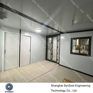 Maison préfabriquée pliable moderne en conteneur, durée de vie de 30 ans, 56 mètres carrés de surface habitable, L9000*W6200*H2480mm, appartement extérieur - Product Image 6