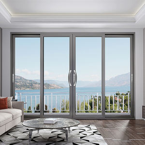 Porte coulissante en aluminium robuste et moderne avec rupture de pont thermique, grande taille, pour patio, hôtel et jardin - Product Image 2