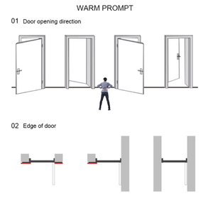 Puerta de Aluminio con Aislamiento Acústico, Resistente al Fuego y a Explosiones, Puerta de Entrada de Alta Seguridad Antirrobo para Viviendas - Product Image 5
