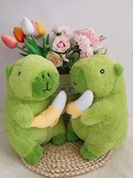 Yiwu Jouet Agent Capybara TS En Peluche Mignon Simulation Jaune Canard Anneau De Bain Capibara Kawaii Animaux En Peluche Anniversaire Voyage Cadeau