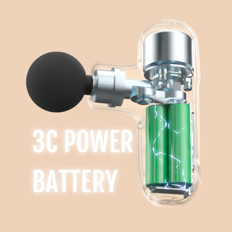 ORANGLES Beoka 2026 Mini Portable Deep Tissue Massage Gun | 260g Lightweight Percussion Device with Variable Speed, High-Torque Motor for Muscle Recovery & Pain Relief – 2026 New Model (Qatar) - full product showcase - displaying specifications - Image 5 of 6 | adapts to any space | Beoka 2026 Mini Portable Deep Tissue Massage Gun | 260g Lightweight Percussion Device with Variable Speed, High-Torque Motor for Muscle Recovery & Pain Relief – 2026 New Model (Qatar) deal New Jersey | Free Shipping ORANGLES