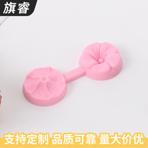 Silicone Cake Tool Flower Shape Pink Double Sided Embossing Mold For DIY Baking - Product Image 4