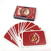 Fabrication de cartes à jouer en papier pour jeux de société pour adultes, vente en gros, imprimées, personnalisées, style dessin animé, durables, pour la famille, sur mesure