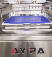 Machine de découpe alimentaire ultrasonique certifiée pour desserts, gâteaux, brownies, avec nettoyage automatique, en acier inoxydable, sécurisée, pour la pâtisserie industrielle et les cheesecakes