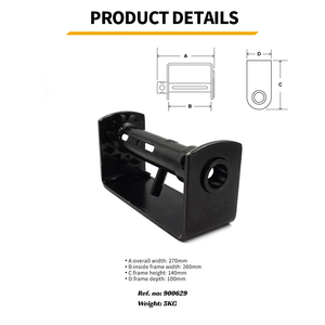 Combo de cabrestante empotrado para soldar - Product Image 2
