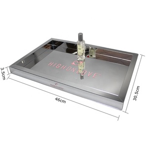 Apex tùy chỉnh thiết kế trang điểm gương bạc Acrylic Tabletop Nước hoa hiển thị khay - Product Image 2