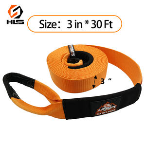 30000lbsオフロードヘビーデューティー4*4 3 "* 30'4 x4オフロードトレーラー用牽引ストラップドローストリング牽引トレーラーストラップ - Product Image 2