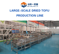 Tofu séché en acier inoxydable commercial entièrement automatique faisant la machine équipement de traitement de Dougan de caillé de haricot