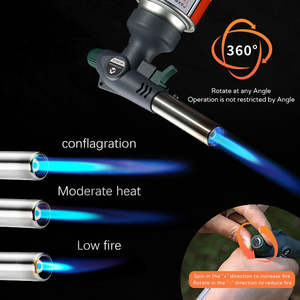 Torcia per saldatura esterna personalizzata accendino a Gas butano fiamma pistola bruciatore - Product Image 4