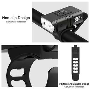 Luz Delantera LED para Bicicleta, Recargable, Brillante, Lámpara Frontal para Ciclismo, Linterna para Ciclismo Nocturno, Venta al Por Mayor - Product Image 5