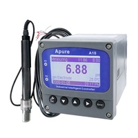 Contrôleur de ph/orp industriel en ligne, compteur numérique d'aquarium avec 2 relais, pour le traitement de l'eau, 4-20ma