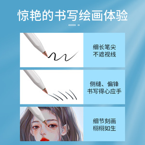 อะไหล่เปลี่ยนหัวปากกา Apple Pencil สำหรับ iPad ดีไซน์หลอดโลหะ สีชมพูใส สีฟ้า รุ่นอัปเกรด - Product Image 5