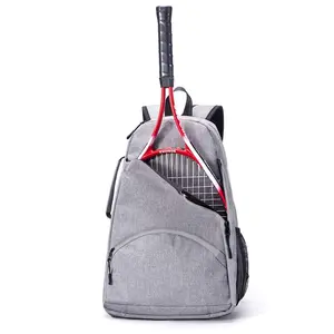 Tenis raketi tutucu çanta kadın tenis sırt çantası büyük kapasiteli tenis raketi silindir şeklinde spor çantası