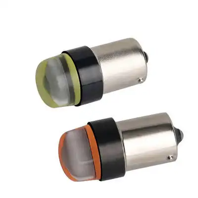 Vcan Car Accessories T10 Mini Silicone Len Strobe LIght Bulb 1156 1157 COB 12V Flashing Brake Light Turn Signal Light Bulb