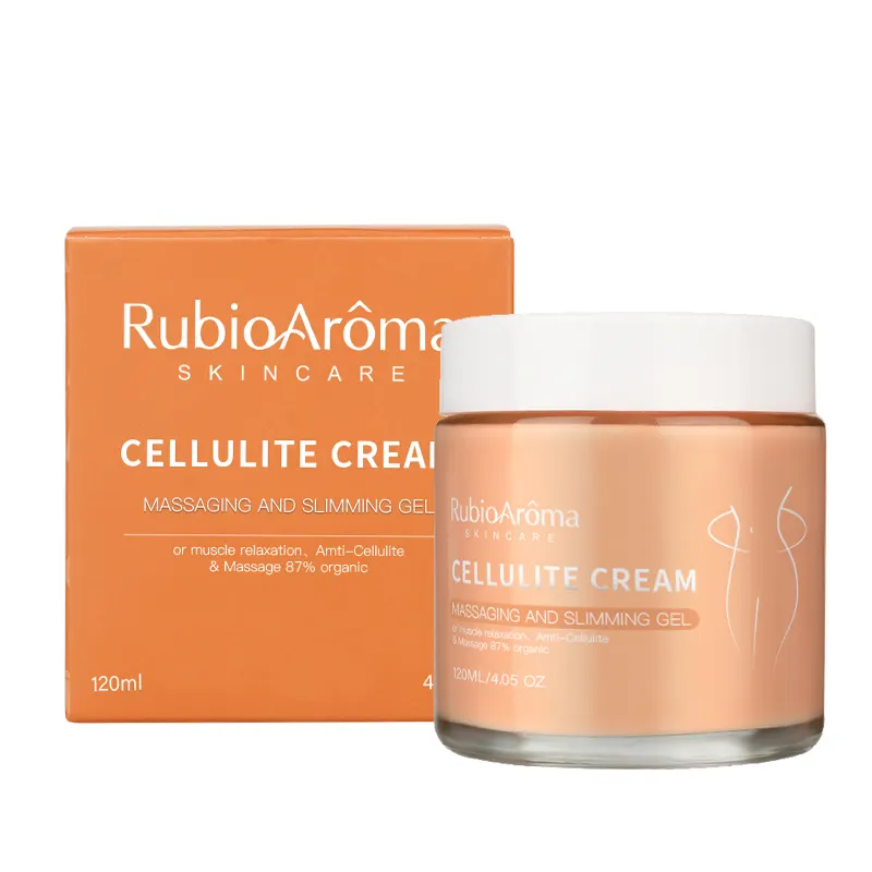 Rubioaroma 100% Natuurlijke Hete Gel Vetverbranding Afslankende Verstevigende Crème Voor Gezicht Lichaam Taille Effectieve Body Afslankcrème