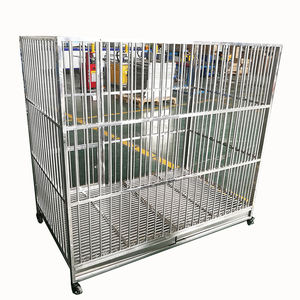 L'usine Lize vend des cages pour animaux de compagnie en acier inoxydable extra-larges, intérieures et extérieures, pour chiens lourds - Product Image 1