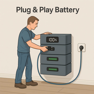 Allemagne en stock 2.56KWH 2000W puissance d'entrée AC couple ESS ac batterie couplée et onduleur solmate pour le marché néerlandais - Product Image 3