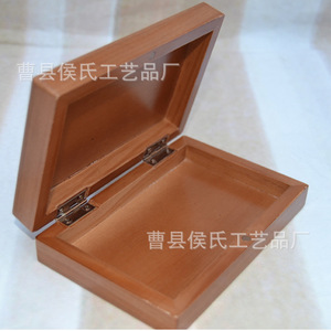 Caja de almacenamiento de madera rectangular de 3,5 cm de altura, caja de regalo hecha a mano para embalaje de monedas conmemorativas y unidades USB - Product Image 4