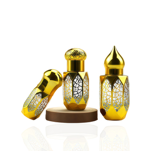 3ML 6ML 12ML Oud Vide Glas-Attar-Rollerflasche Ätherisches Öl Moschus Glas-Roll-on Arabische Parfümöl-Flaschen mit Glasstäbchen - Product Image 3