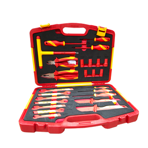 Ensemble <span class=keywords><strong>d</strong></span>'outils à cliquet isolés professionnels certifiés VDE IEC GS, 25 pièces, anti-choc, 1000V, sécurisé pour électriciens, EV, industrie - Product Image 4