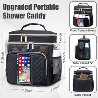 Organisateur de maquillage suspendu personnalisé, sac cosmétique, sac de voyage, sac de toilette, grandes trousses de toilette