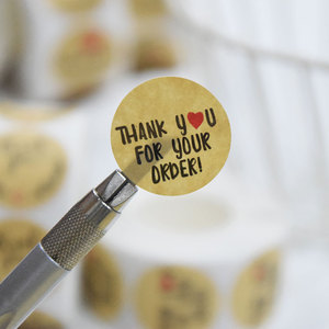 Customized Self Adhesive <b>Sticker</b> Rolls Thank You <b>Stickers</b> Thank You for Supporting My Small Business <b>Sticker</b> - Product Image 3