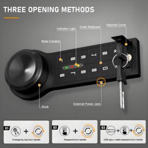 Electronic Secure Depository Spare Key <strong>Lock</strong> Safe <strong>Secret</strong> Hidden Storage Safe Box in Home or Office Safe Locker - Product Image 4