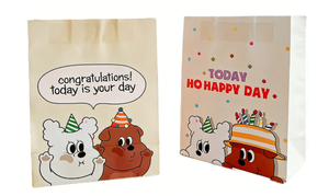 Bolsa de Papel Kraft de Lujo Personalizada, Diseño Plano para Supermercados, Exhibiciones y Promociones, Impresión Offset en Superficie - Product Image 3