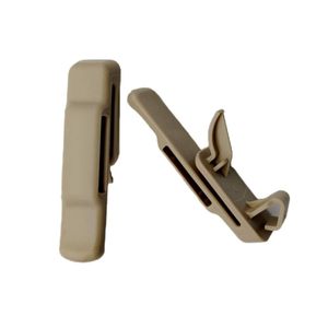 Clip de fixation de ceinture de sécurité arrière Toyota Prado Highlander 73371-58010-A1 Beige Matériau ABS - Product Image 1