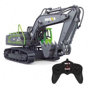 Excavatrice télécommandée pour garçons, excavatrices RC, pelle en métal pour enfants, jouets de machine à creuser, échelle 1/18, 2,4 GHz - Product Image 2