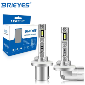 BRIEYES 880 881 H27 voiture LED ampoules 12V 30W 4000Lumen 6500K lumière blanche sans fil Non-polarité Installation facile phare antibrouillard - Product Image 1
