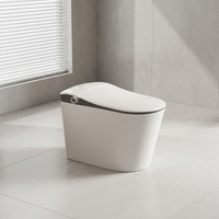 WC intelligent monobloc en céramique à chauffage instantané pour chambre à coucher