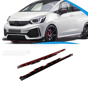 Extension de lèvre de bas de caisse, diffuseur et séparateur de bas de caisse pour Honda Fit 2021 - Kit carrosserie et accessoires automobiles - Product Image 2