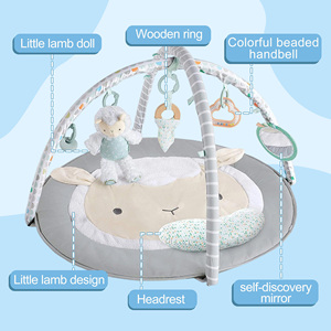 <span class=keywords><strong>Tapis</strong></span> de jeu en peluche pour bébé - Jouet musical éducatif précoce pour nouveau-nés, <span class=keywords><strong>tapis</strong></span> <span class=keywords><strong>d</strong></span>'éveil et <span class=keywords><strong>tapis</strong></span> <span class=keywords><strong>d</strong></span>'activités pour tout-petits - Product Image 3