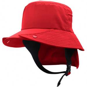 Outdoor Flat Top Wide Brim Fisherman Bucket <b>Hat</b> Quick Dry UV Protection Beach Surf <b>Hat</b> with Strap <b>Fishing</b> Travel Unisex - Product Image 3