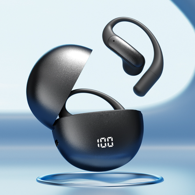 M118 AI Translator Headphones 144 Languages Real-Time Translation Open-Ear Air Conduction TWS Wireless Earphones Digital Display