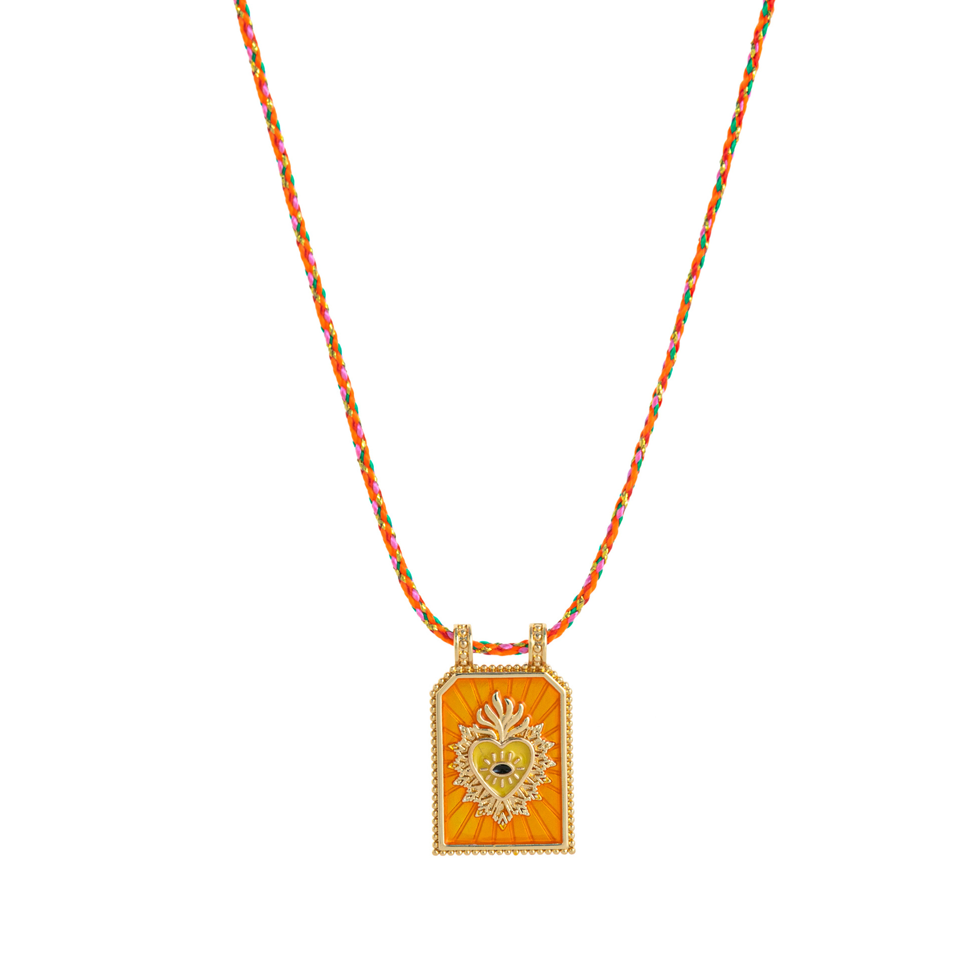 Orange necklace-without beads