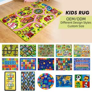 <span class=keywords><strong>Tapis</strong></span> de <span class=keywords><strong>jeu</strong></span> éducatif pour enfants, motif ville et alphabet, pour chambre d'enfant, <span class=keywords><strong>tapis</strong></span> de sol intérieur - Product Image 1