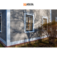 Ventanas corredizas verticales de elevación directa de fábrica WANJIA, ventanas de aluminio de un solo lado, ventanas de vidrio de doble caída