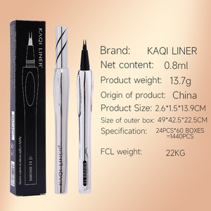 Crayon à sourcils en plastique à deux volets avec pinceau à cils à eau à deux griffes Stylo de maquillage pour perceuse à ongles - Product Image 6