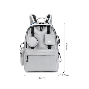Sac à dos décontracté pour étudiants, grande capacité, multicolore, imperméable, fermeture éclair, doublure en polyester pour adolescents (filles et garçons) - Product Image 2