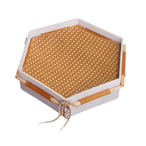 Rattan Cat <b>Bed</b> Rectangle Breathable Memory Foam Four Seasons Pet <b>Bed</b> For Cats - Product Image 3