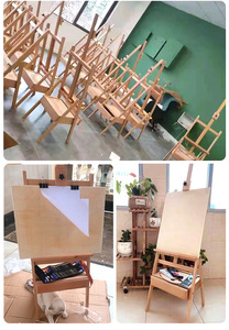 Xinbowen – plateau de sauvegarde pour tiroir à ruban en bois, présentoir professionnel en bois de hêtre pour peinture et dessin d'art - Product Image 6