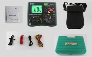 DY5500 4 en 1, Medidor Digital Multifunción de Resistencia a Tierra, Medidor de Secuencia de Fases y Multímetro - Product Image 2