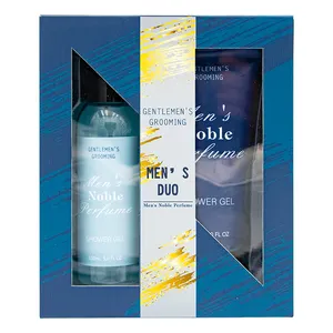 OEM/ODM Custom Mens Bathing Kit Includes Body Wash Shampoo Conditioner Beard Soap Men Grooming Gift Set
