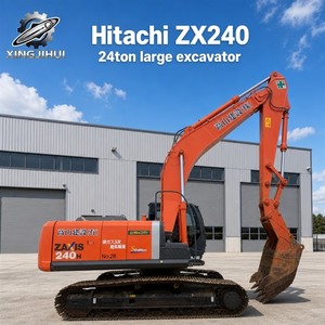 Excavadora Mediana Hitachi ZX240 de 24 Toneladas, Usada, Zaxis 240, Sistema Hidráulico en Buen Estado, Bajo Precio, en Venta - Product Image 1
