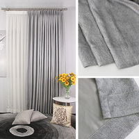 Rideaux brodés colorés pour salon, design hôtelier, économiques, avec cantonnières, occultants, 100% coton, certifiés OEKO-TEX, luxe