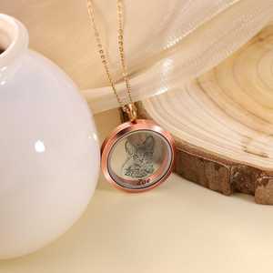 Collier commémoratif <span class=keywords><strong>en</strong></span> argent sterling pour animaux <span class=keywords><strong>de</strong></span> compagnie, avec gravure DIY <span class=keywords><strong>de</strong></span> <span class=keywords><strong>photo</strong></span>, cadeau pour <span class=keywords><strong>chien</strong></span>, pour l'exportation - Product Image 6